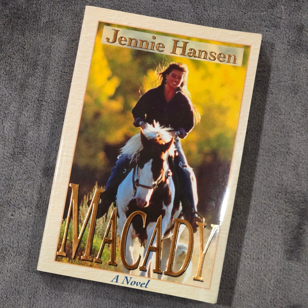 Macady Jennie Hansen Novel First Edition Paperback Book Western Romance